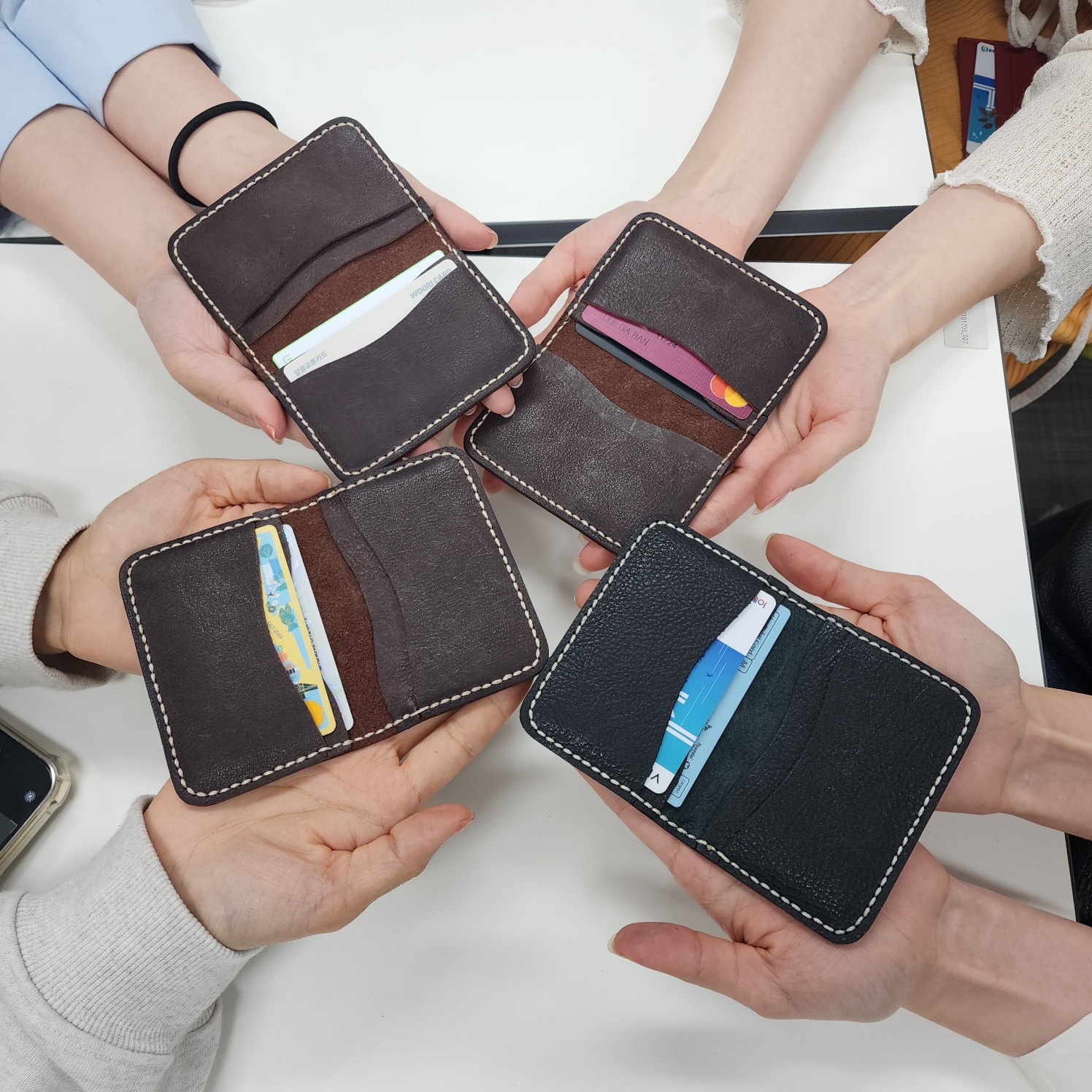 나를 위한 폴딩 카드지갑 제작