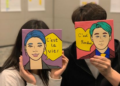 초심처럼, 입사사진으로 팝아트 초상화 썸네일