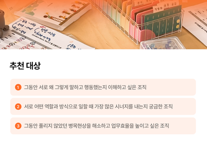 우리의 다름을 시너지로, 강점기반 팀빌딩 썸네일