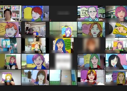 초심처럼, 입사사진으로 팝아트 초상화 썸네일