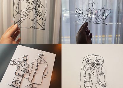 삐뚤어도 괜찮아, 와이어아트 힐링 클래스 썸네일
